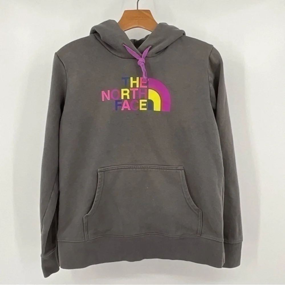 The North Face Gray Hoodie Size Medium‎ C13 - Picture 4 of 6